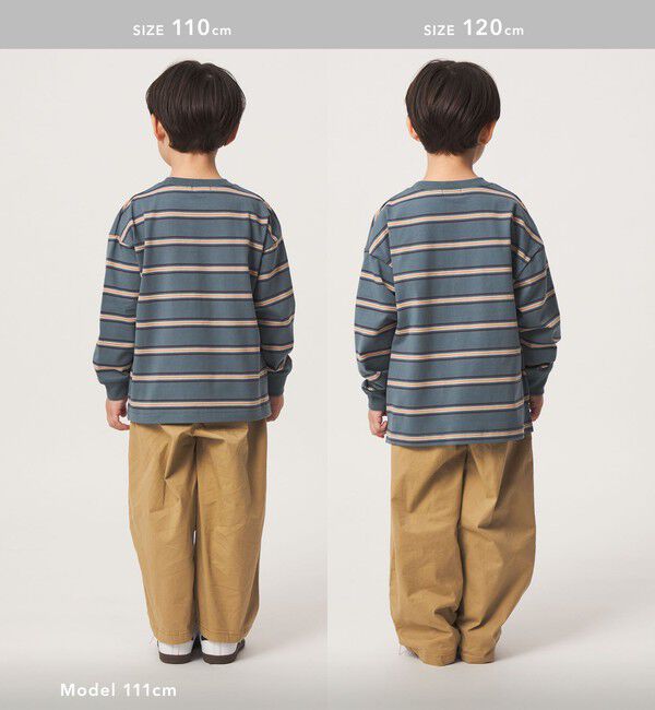 UNITED ARROWS green label relaxing「ライト ツイル ツータック パンツ / キッズ 100cm-130cm」|チノ|