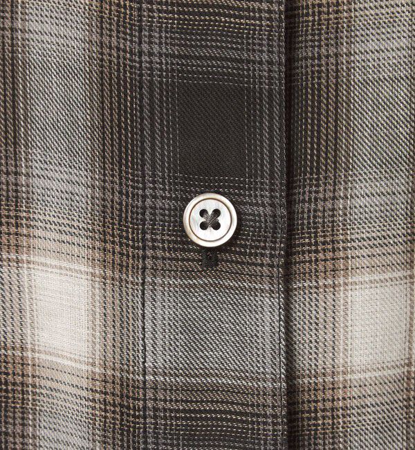 UNITED ARROWS green label relaxing「［size SHORTあり］シアー チェック シャツ」|シャツ・ブラウス|
