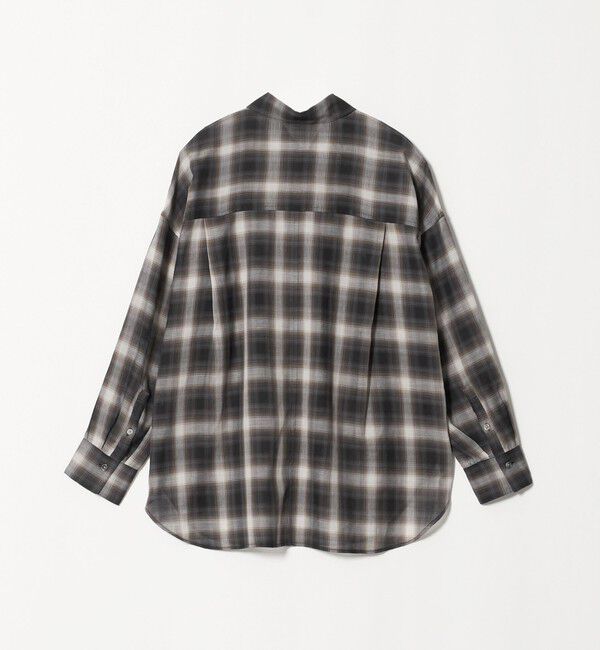 UNITED ARROWS green label relaxing「［size SHORTあり］シアー チェック シャツ」|シャツ・ブラウス|