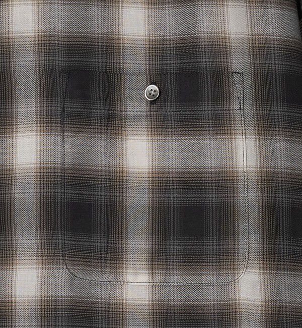 UNITED ARROWS green label relaxing「［size SHORTあり］シアー チェック シャツ」|シャツ・ブラウス|