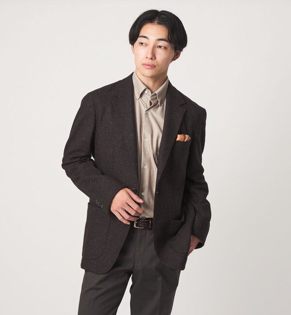 UNITED ARROWS green label relaxing「エブリット TC ツイル ジャージー スナップ ボタンダウン シャツ -ストレッチ・イージーアイロン・吸水速乾」|シャツ・ブラウス|