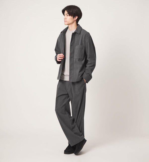 UNITED ARROWS green label relaxing「コーデュロイ カバーオール ジャケット -ストレッチ-」|ブルゾン・スタジャン|