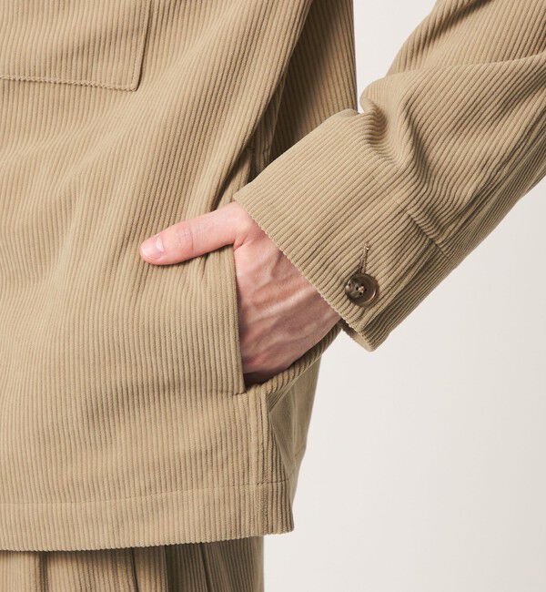 UNITED ARROWS green label relaxing「コーデュロイ カバーオール ジャケット -ストレッチ-」|ブルゾン・スタジャン|
