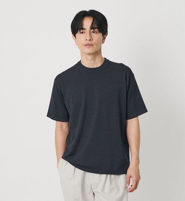 BEAUTY&YOUTH UNITED ARROWS「フュージョン カラー ニット Tシャツ ウォッシャブル」|ニット・セーター|