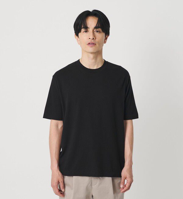BEAUTY&YOUTH UNITED ARROWS「コットン カシミヤ クルーネック Tシャツ ウォッシャブル」|Tシャツ・カットソー|