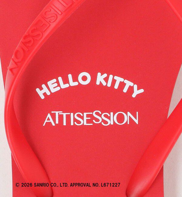 ATTISESSION「＜HELLO KITTY&times;ATTISESSION＞ビーチ サンダル」|サンダル|