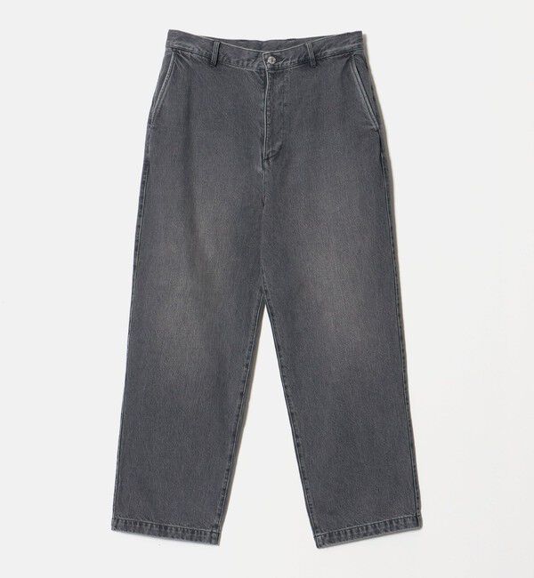 BEAUTY&YOUTH UNITED ARROWS「グレー デニム スラックス NO.9」|チノ|