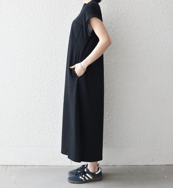 SHIPS any「SHIPS any:〈接触冷感/汗染み防止加工/洗濯機可能〉スキッパー Aライン ワンピース」|ワンピース|