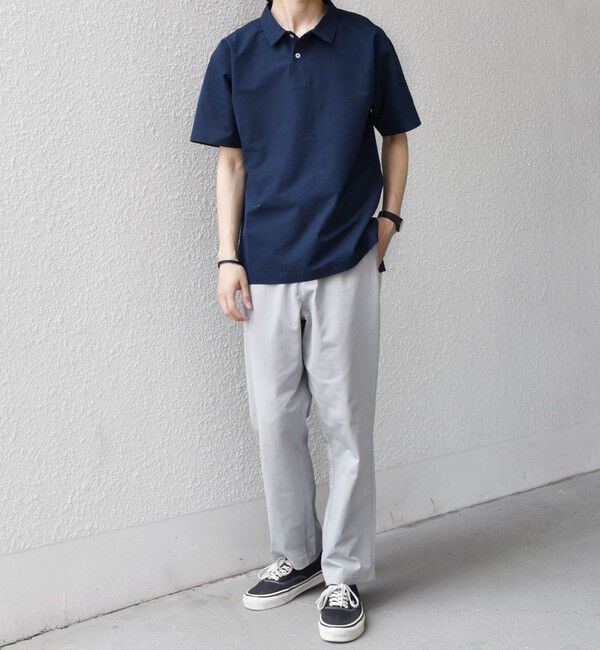 SHIPS any「【WEB限定】SHIPS any:〈吸水速乾/抗菌防臭/UVカット〉サーパスウェーブ 半袖 ポロシャツ◇」|ポロシャツ|