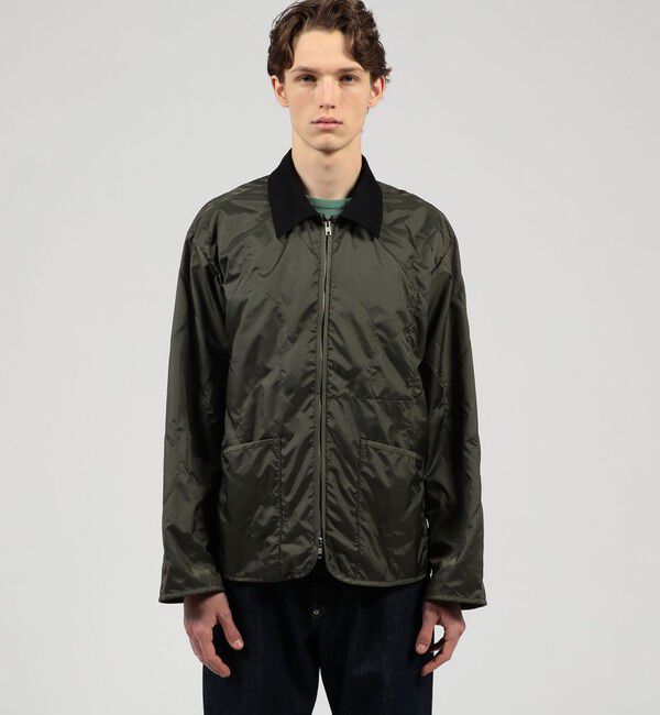 TOMORROWLAND MENS「【別注】LAVENHAM UNWADDED TEYNHAM ポリエステル ジップブルゾン」|ブルゾン・スタジャン|