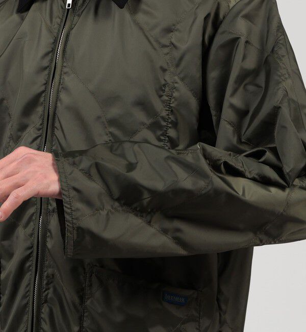 TOMORROWLAND MENS「【別注】LAVENHAM UNWADDED TEYNHAM ポリエステル ジップブルゾン」|ブルゾン・スタジャン|