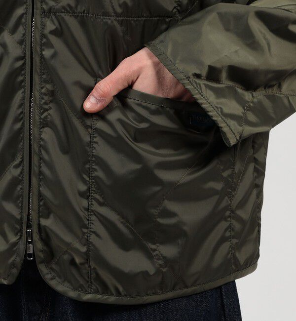 TOMORROWLAND MENS「【別注】LAVENHAM UNWADDED TEYNHAM ポリエステル ジップブルゾン」|ブルゾン・スタジャン|