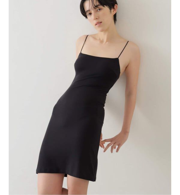 EMILYWEEK「【ACTIVE】Bamboo ストレッチロングキャミソール（ブラック、アンバー）」|インナー|