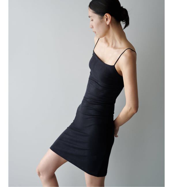 EMILYWEEK「【ACTIVE】Bamboo ストレッチロングキャミソール（ブラック、アンバー）」|インナー|