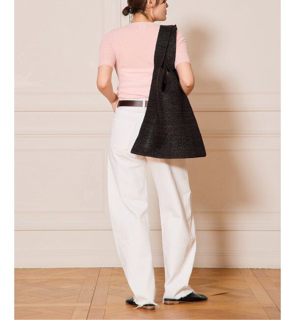 IENA LA BOUCLE「《追加》IENA LA BOUCLE 水撚りガスフライス半袖プルオーバー」|Tシャツ・カットソー|