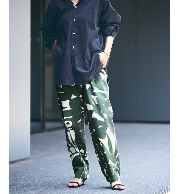 VERMEIL par iena「Leaf print パンツ」|その他|ナチュラル