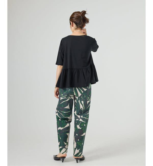 VERMEIL par iena「Leaf print パンツ」|その他|
