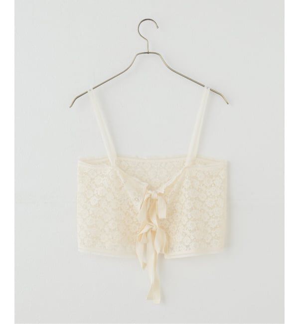 IENA「Heriter/エリテ Valenciennes lace camisole キャミソール H1-26-3002」|キャミソール|