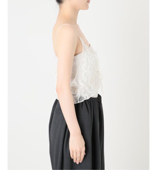 IENA LA BOUCLE「IENA LA BOUCLE メッシュエブロイダリービスチェ」|キャミソール|