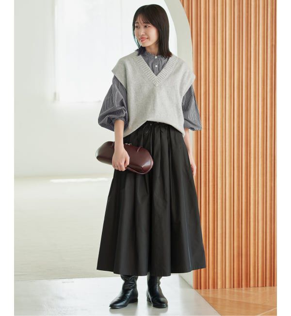 SLOBE IENA「《WEB限定カラーあり/追加予約》ピンタックバルーンスリーブブラウス」|シャツ・ブラウス|