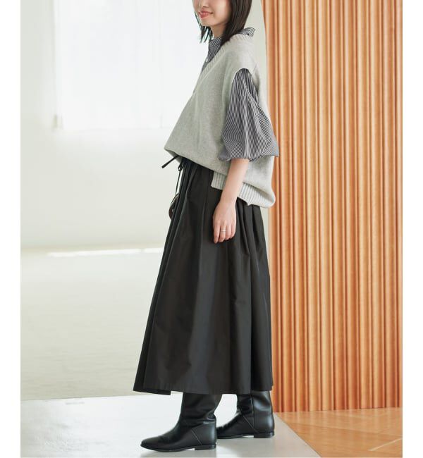 SLOBE IENA「《WEB限定カラーあり/追加予約》ピンタックバルーンスリーブブラウス」|シャツ・ブラウス|