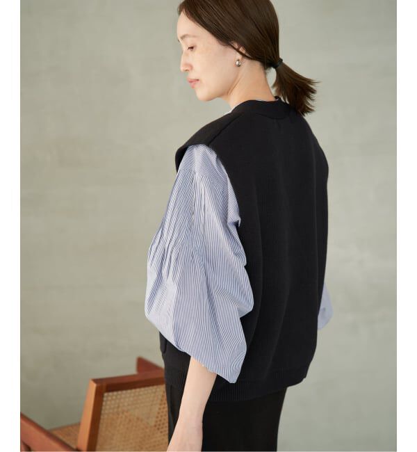SLOBE IENA「《WEB限定カラーあり/追加予約》ピンタックバルーンスリーブブラウス」|シャツ・ブラウス|