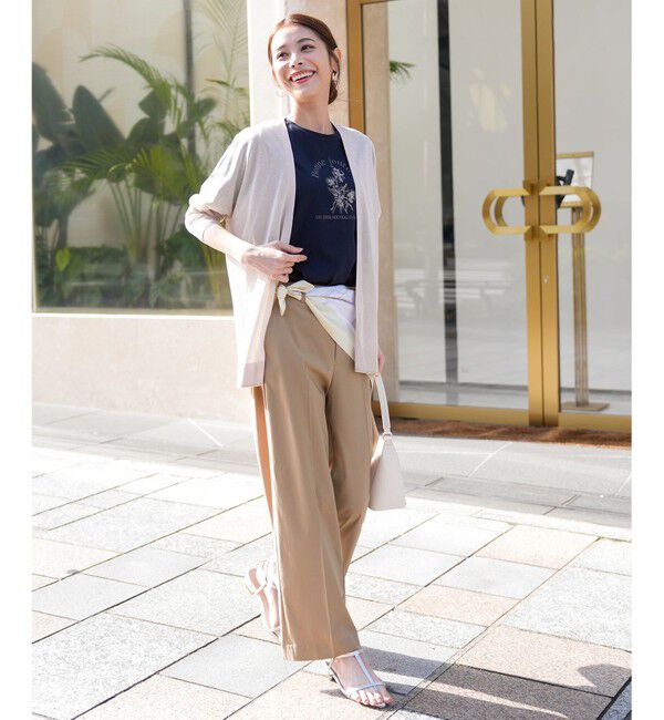 ANY SIS「エアリーストレッチ ワイドパンツ」|その他|