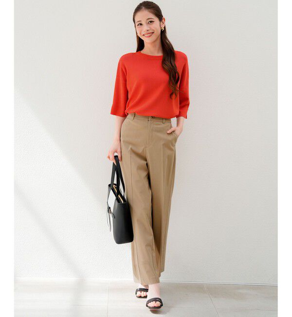 ANY SIS「エアリーストレッチ ワイドパンツ」|その他|