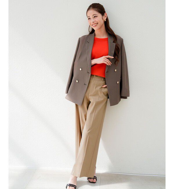 ANY SIS「エアリーストレッチ ワイドパンツ」|その他|