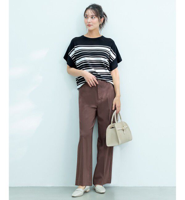 ANY SIS「エアリーストレッチ ワイドパンツ」|その他|