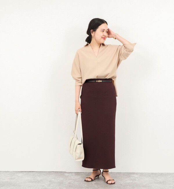 NOLLEY'S sophi「【一部WEB限定カラーアイテム】《セットアップ対応》ウォッシャブルツイルスキッパーシャツ」|シャツ・ブラウス|