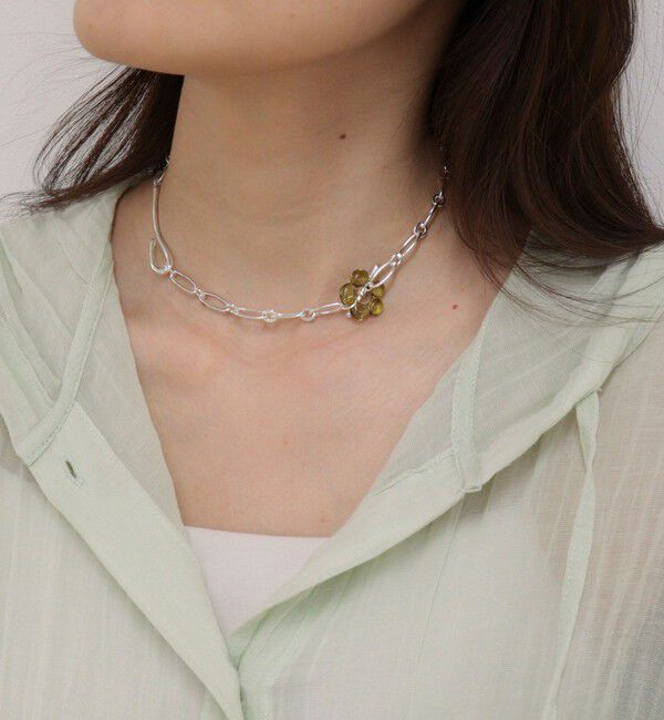 fredy emue「カラーフラワーマンテルネックレス」|ネックレス|