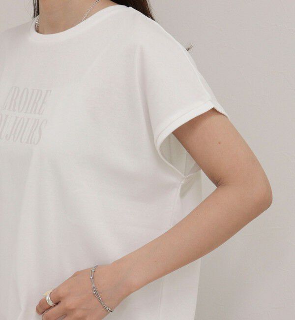 fredy emue「【UVカット/接触冷感】フレンチロゴＴシャツ」|Tシャツ・カットソー|