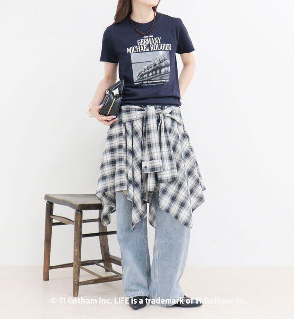 fredy emue「【haru &times; GOOD ROCK SPEED】PhotoロゴコンパクトTシャツ」|Tシャツ・カットソー|