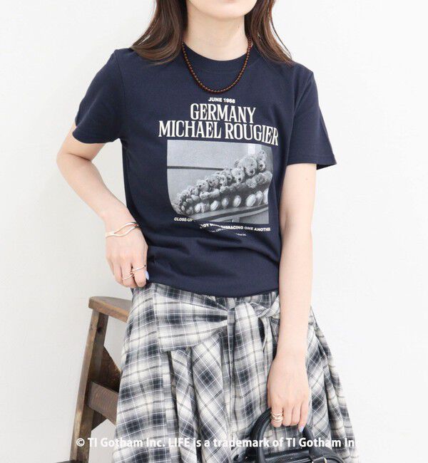 fredy emue「【haru &times; GOOD ROCK SPEED】PhotoロゴコンパクトTシャツ」|Tシャツ・カットソー|