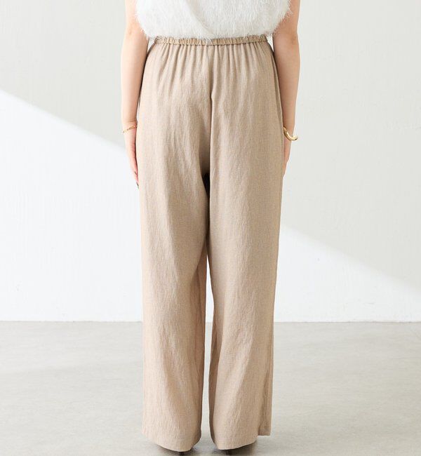  「【楽な履き心地】シャンブレーイージーパンツ」|チノ|