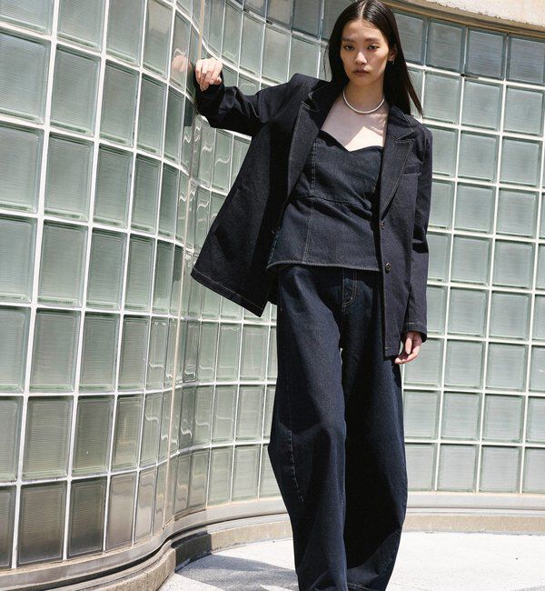  「【2026AW Debut】【UNFORM】テーラードデニムジャケット」|デニムジャケット|