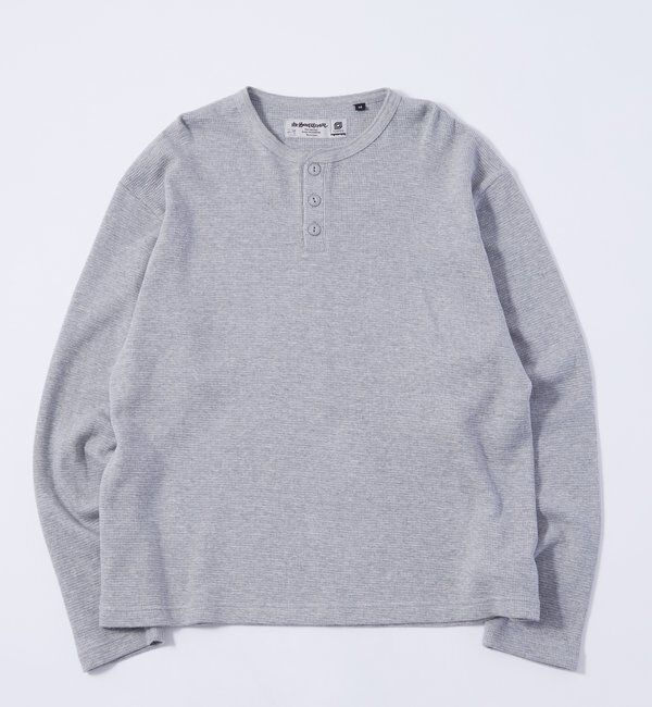  「【Sourcream/UNISEX】ワッフルヘンリートップス[26AW]」|Tシャツ・カットソー|