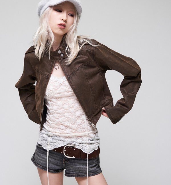  「【26AW LOOK掲載品番】ラギッドチビライダース」|ブルゾン・スタジャン|