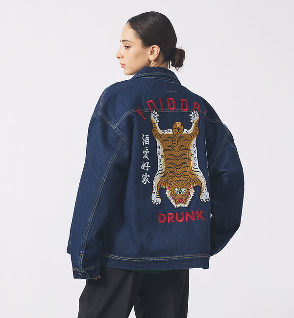 ABAHOUSE「【YOIDORE / ヨイドレ】Tibetan Denim Jacket / チ」|その他|ダークネイビー