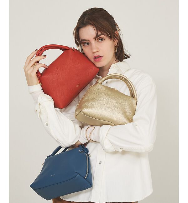 LOWELL things「【再入荷/新色追加】Muget/ダブルハンドルミニショルダーBAG【予約】」|ショルダー・メッセンジャー|
