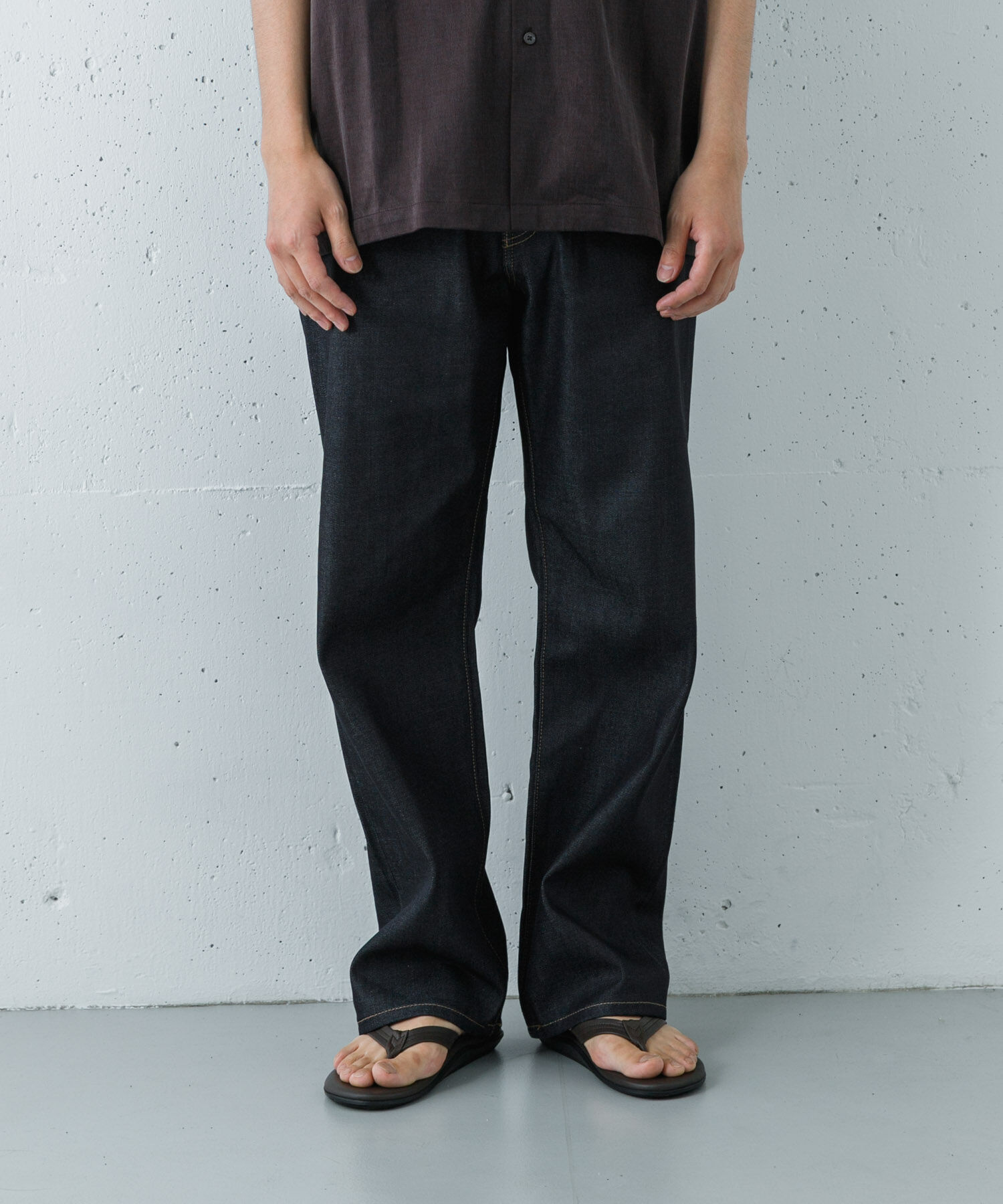 URBAN RESEARCH「SHIOTA　スーピマDENIM PANTSワイド#BOB」|デニム|