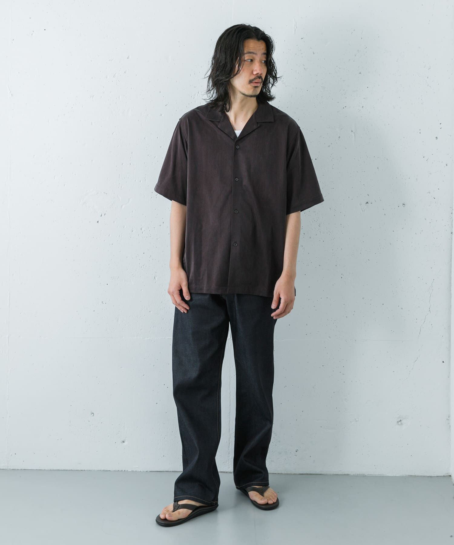 URBAN RESEARCH「SHIOTA　スーピマDENIM PANTSワイド#BOB」|デニム|