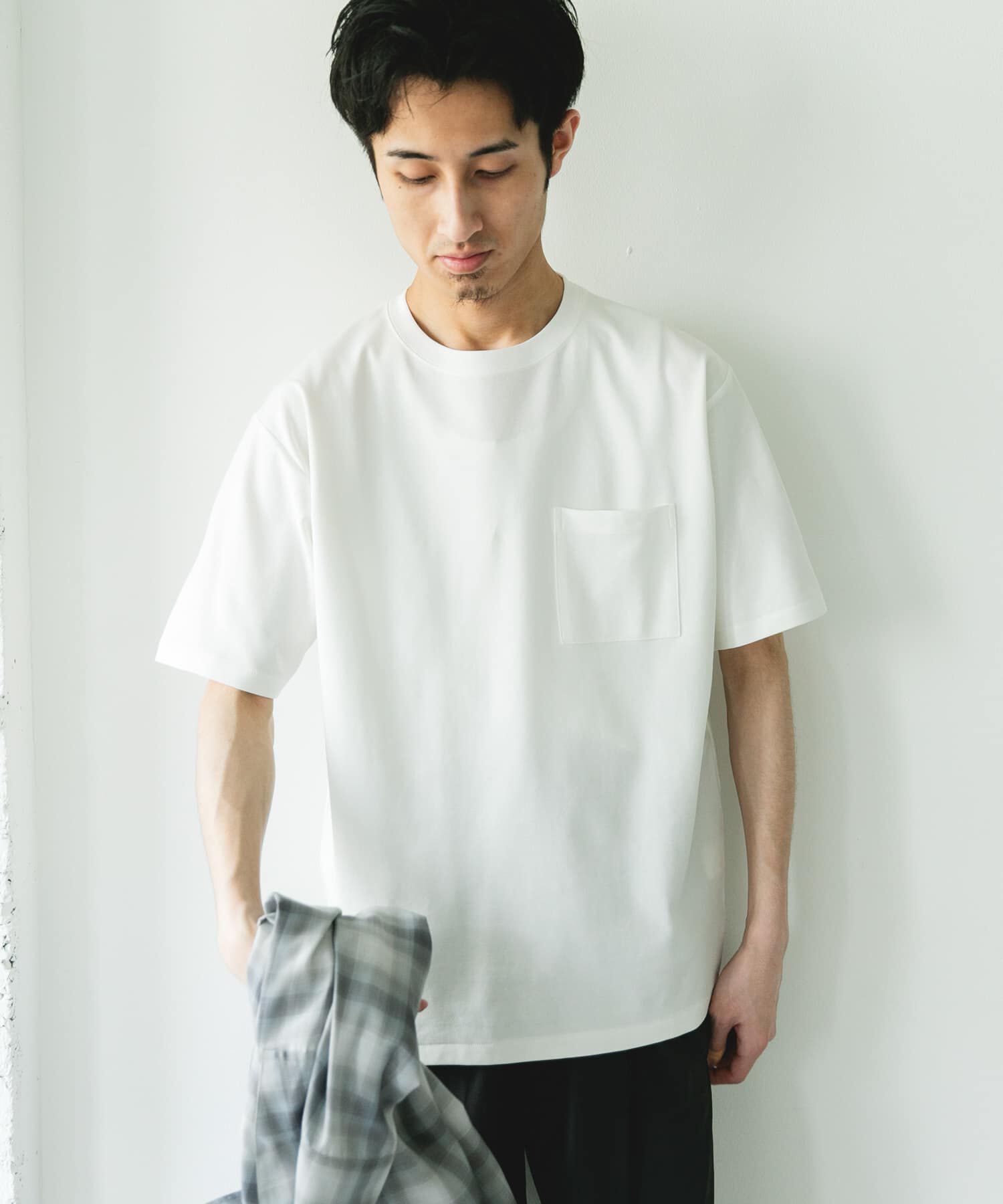 URBAN RESEARCH DOORS「『速乾/ｲｰｼﾞｰｹｱ/遮熱/接触冷感/UVｶｯﾄ』ﾏﾙﾁｽﾍﾟｯｸ ﾎﾟﾝ」|Tシャツ・カットソー|