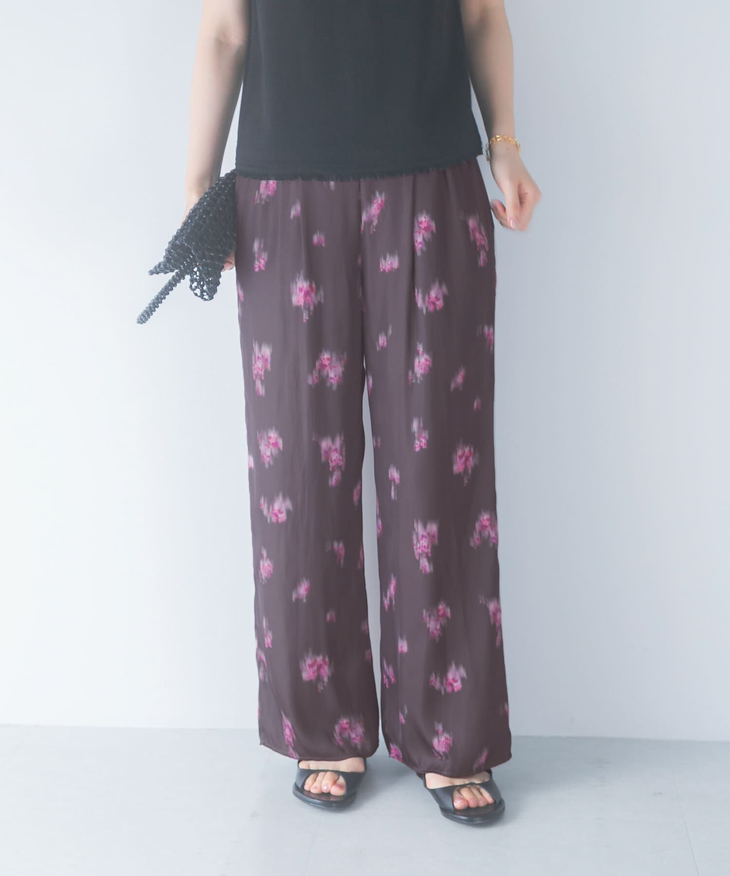 URBAN RESEARCH ROSSO「ダークプリントイージーワイドパンツ」|その他|