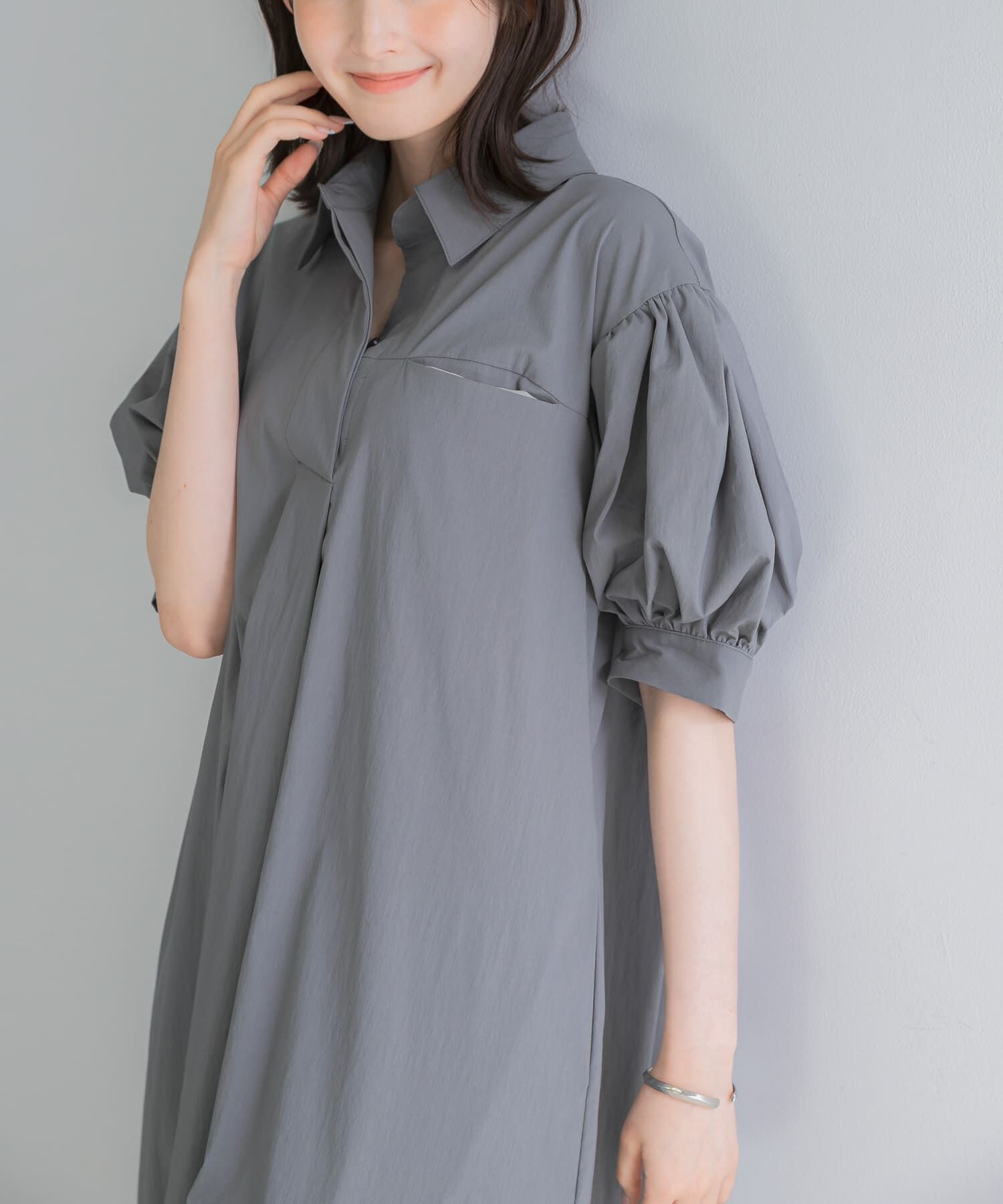 URBAN RESEARCH ROSSO「『別注』ELENDEEK&times;ROSSO　FORM SHIRT ONEPIECE」|ワンピース|