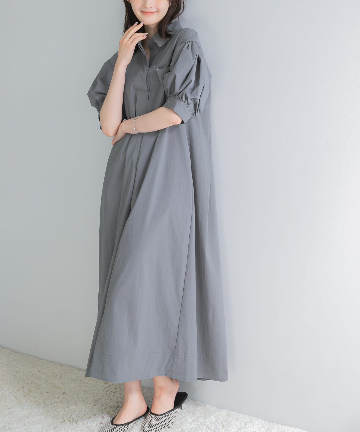 URBAN RESEARCH ROSSO「『別注』ELENDEEK&times;ROSSO　FORM SHIRT ONEPIECE」|ワンピース|