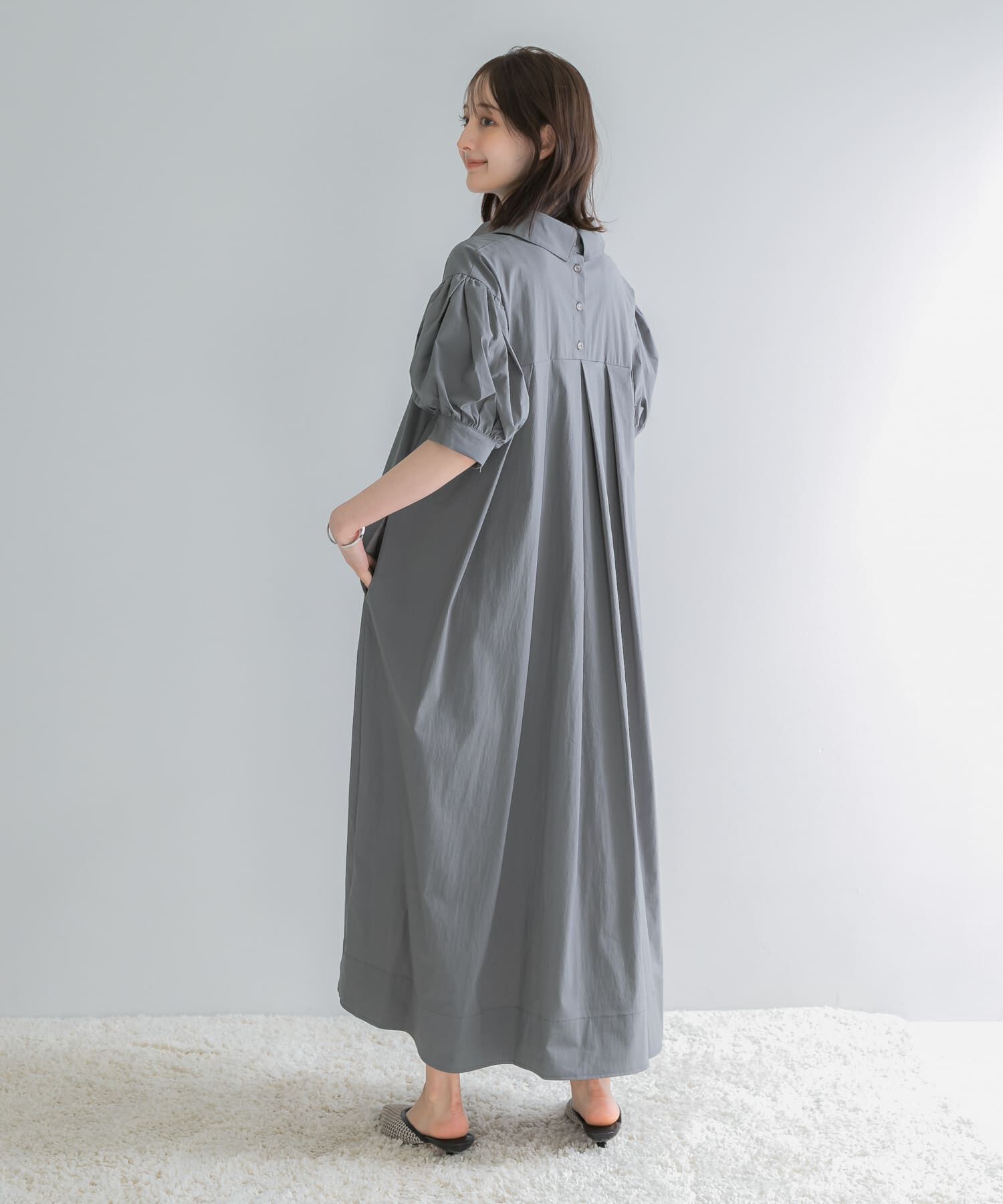 URBAN RESEARCH ROSSO「『別注』ELENDEEK&times;ROSSO　FORM SHIRT ONEPIECE」|ワンピース|