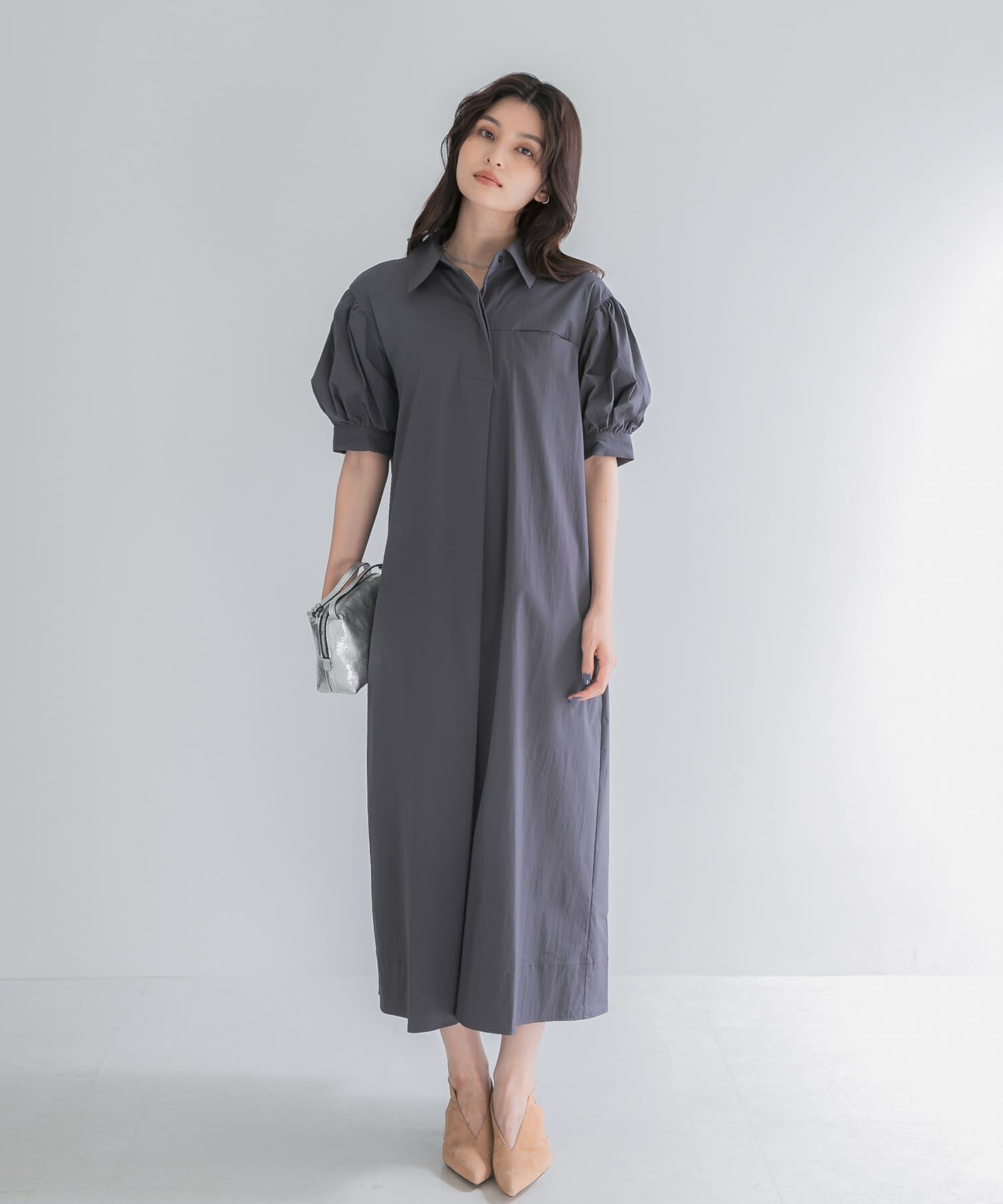 URBAN RESEARCH ROSSO「『別注』ELENDEEK&times;ROSSO　FORM SHIRT ONEPIECE」|ワンピース|