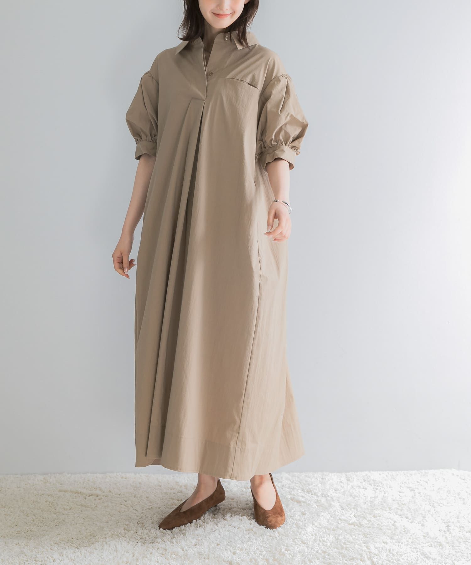URBAN RESEARCH ROSSO「『別注』ELENDEEK&times;ROSSO　FORM SHIRT ONEPIECE」|ワンピース|